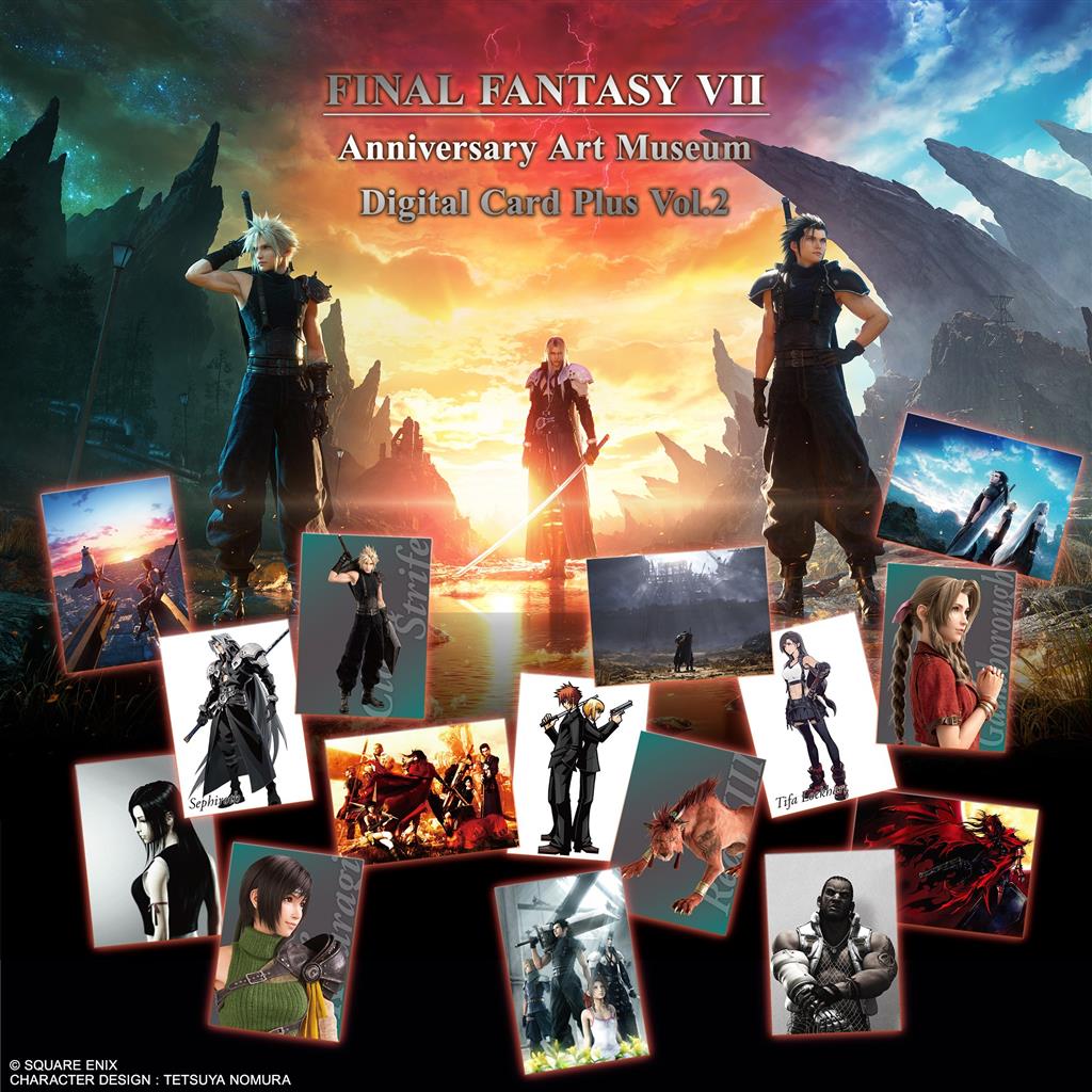 Preorder FINAL FANTASY TCG FF7 ANNIVERSARY ART MUSEUM DIGITAL CARD PLUS VOL. 2 DISPLAY (20 PACKS) - ENGLISH