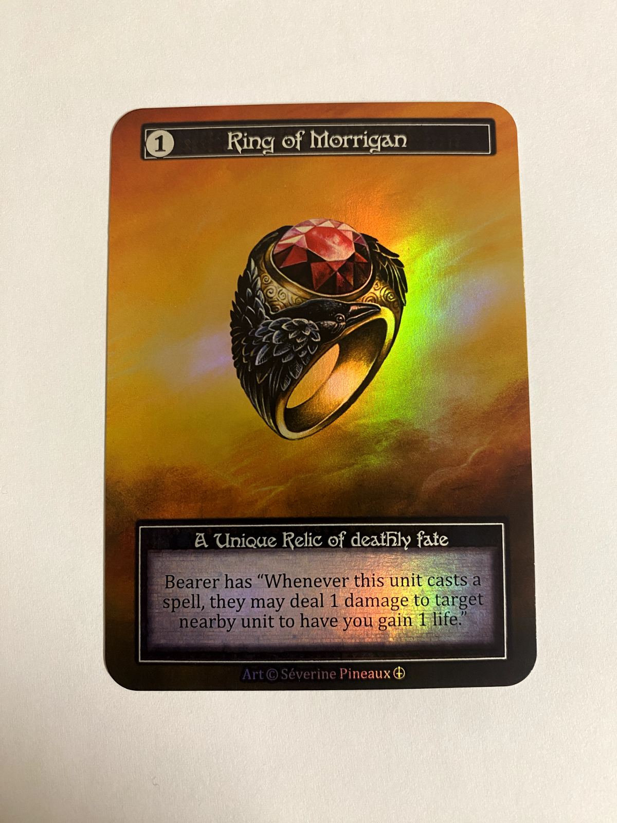 その他 Sorcery TCG Ring of Morrigan foil Ring of Morrigan (Foil) - Arthurian Legends - Sorcery