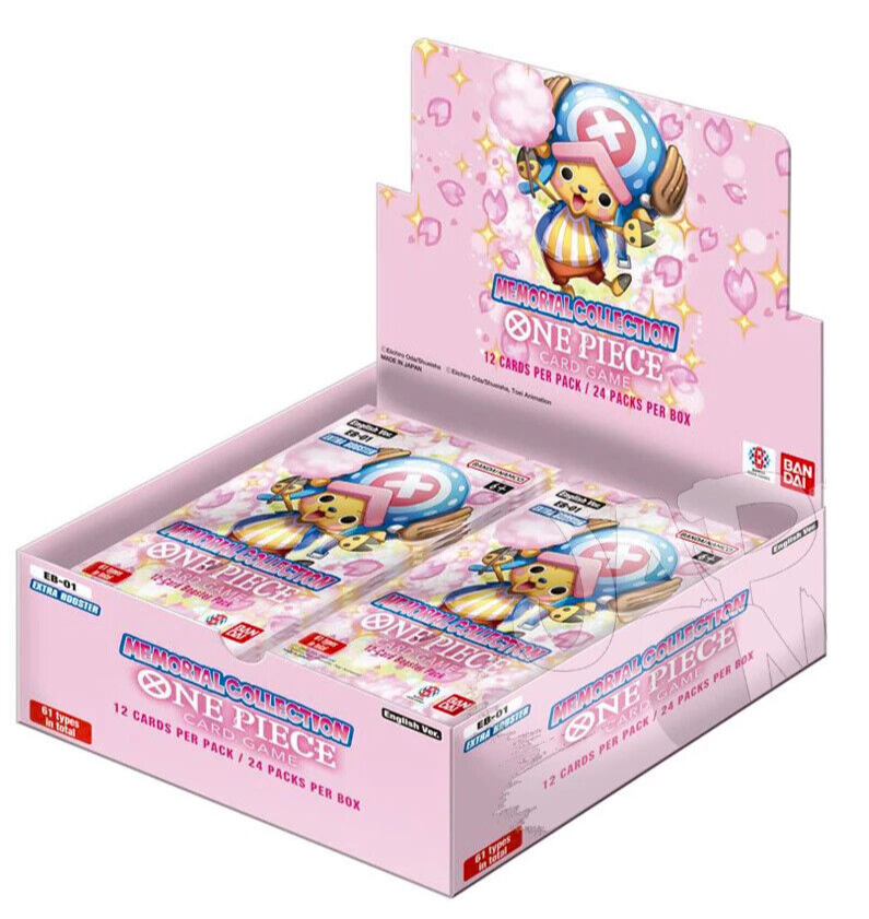 One Piece TCG Case 12x Box EB01 MEMORIAL COLLECTION EB-01 EB1 - ENGLISH