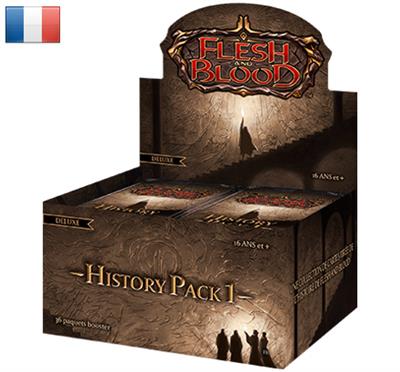 FLESH & BLOOD TCG Sealed Case HISTORY PACK 1 BLACK LABEL French HP1