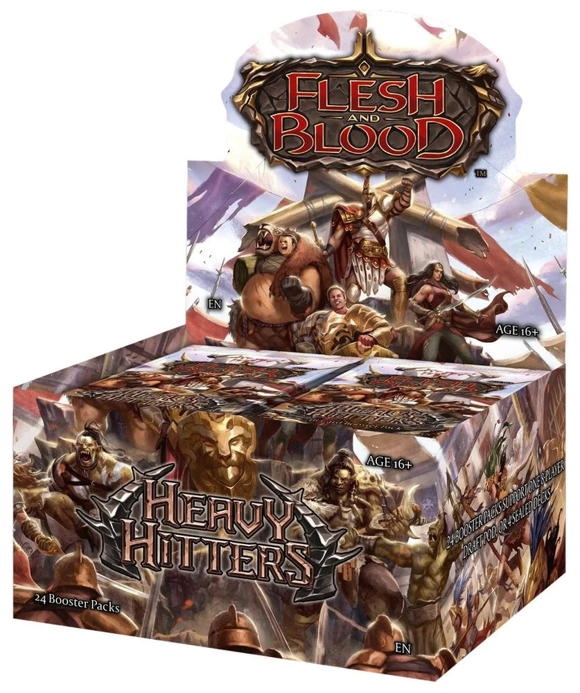 FLESH & BLOOD TCG - HEAVY HITTERS BOOSTER DISPLAY (24 PACKS) - DE