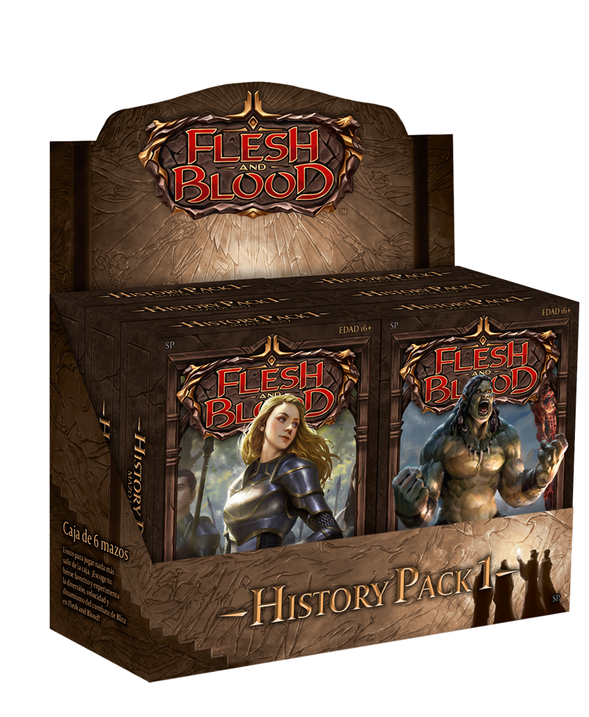 FLESH & BLOOD TCG HISTORY PACK 1 BLITZ DECK DISPLAY 6 PCS English