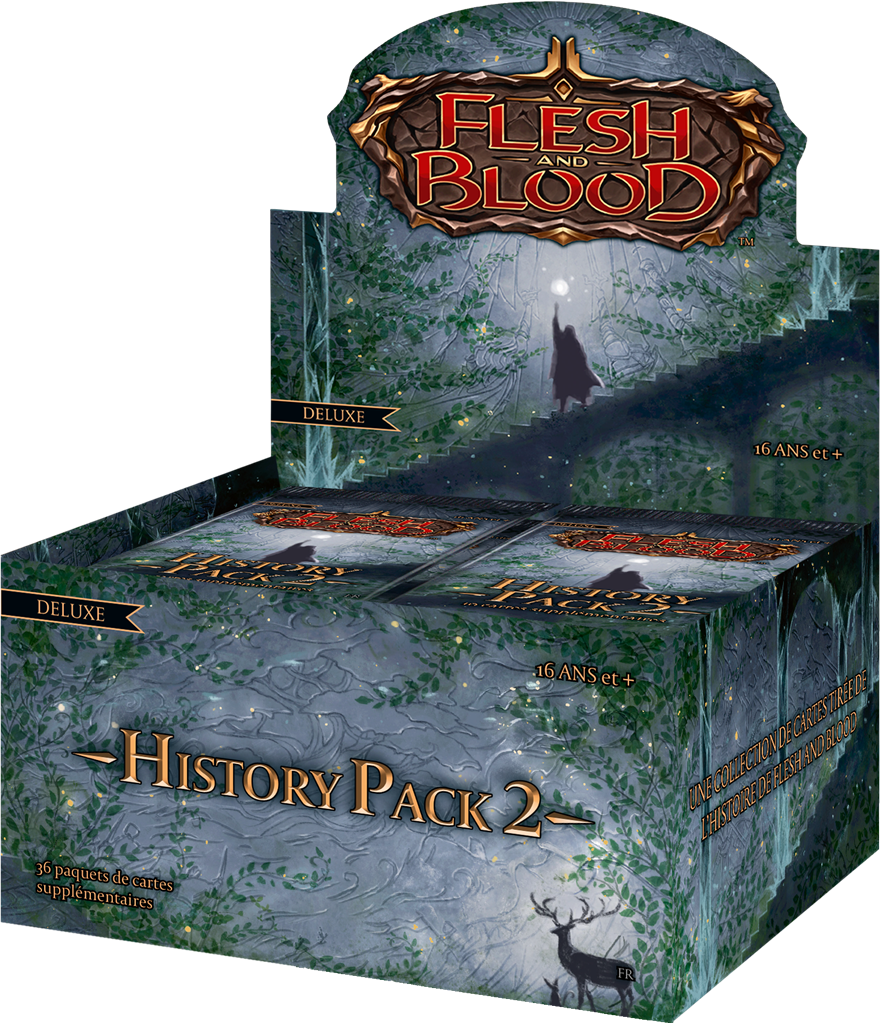 FLESH & BLOOD TCG HISTORY PACK 2 FR BLACK LABEL BOOSTER BOX French HP2